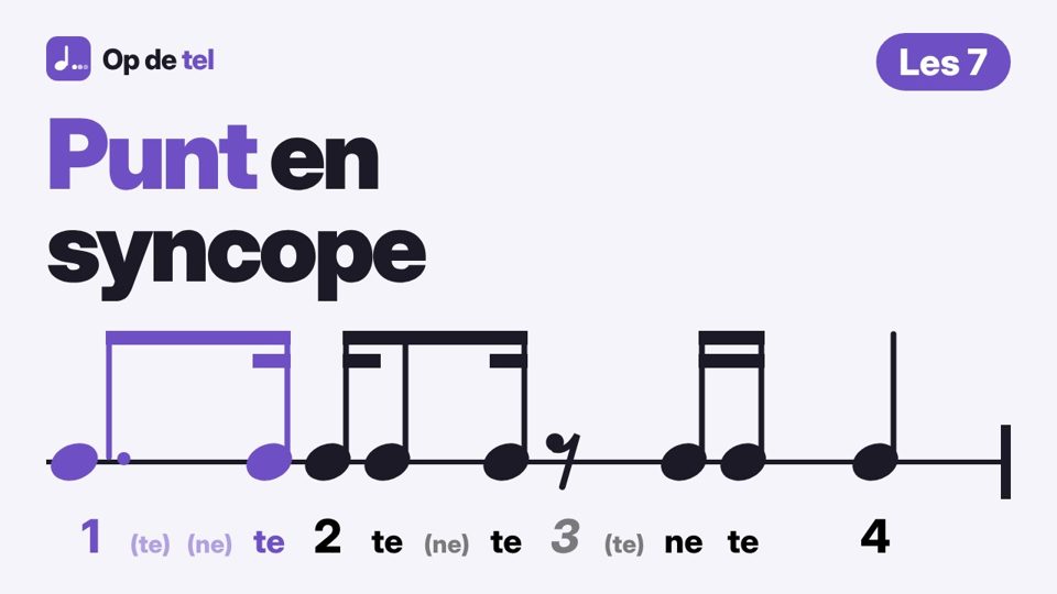 Les 7: Punt en syncope